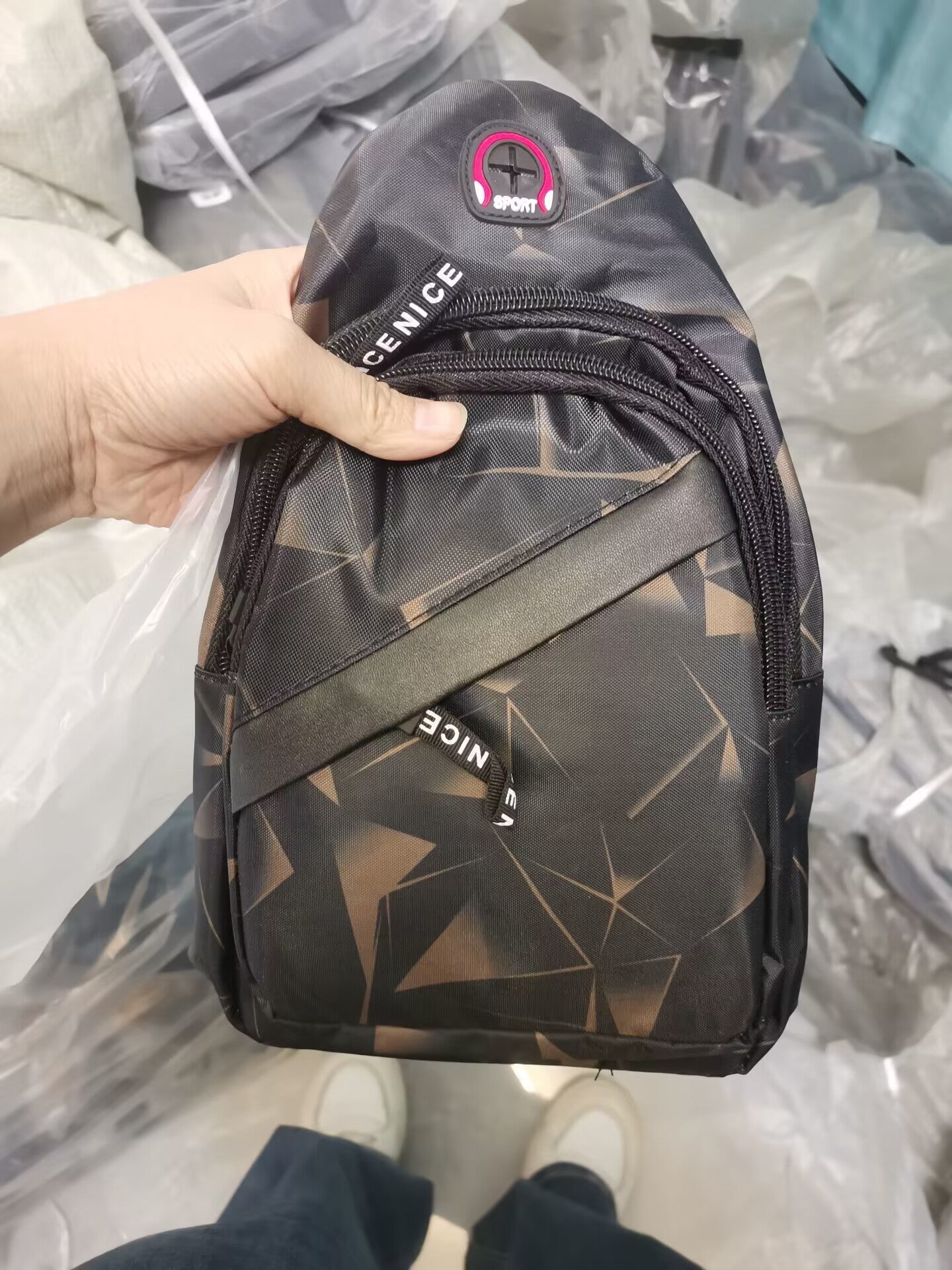 Men's Fashion Korean Style Lightweight Couple Men's Chest Bags