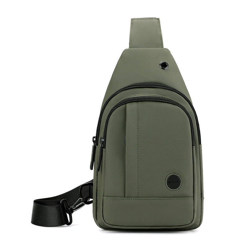 Men's Creative Daily Korean Nylon Waterproof Men's Chest Bags