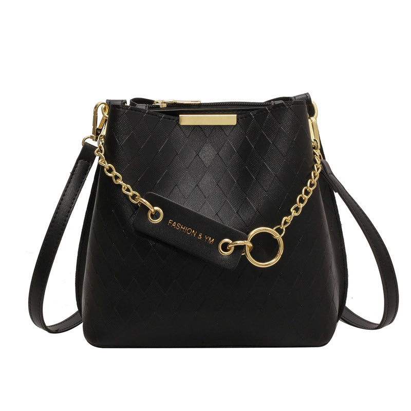 Women's Simple Fashion Large Capacity Diamond Style Shoulder Bags
