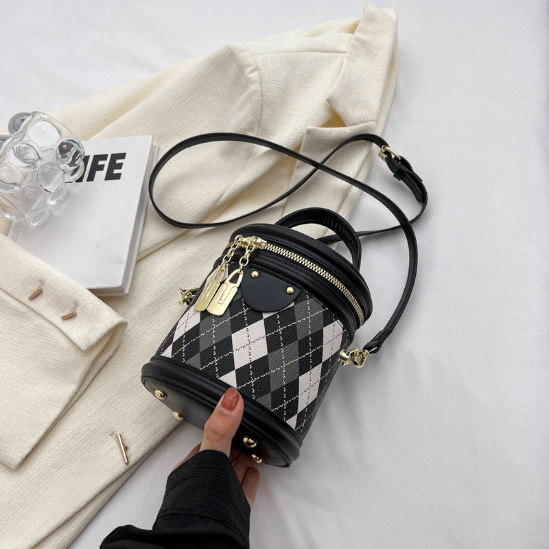 Women's High-grade Niche Diamond Portable Fashion Shoulder Bags