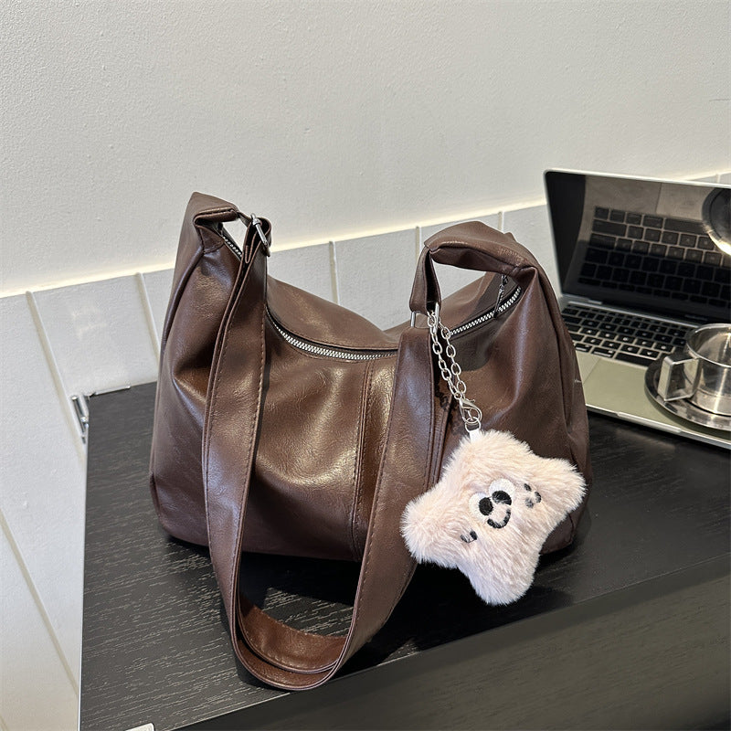 Retro Niche Commuter Winter Female Korean Shoulder Bags