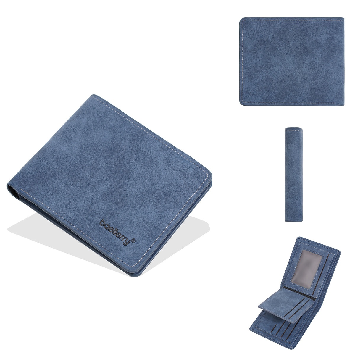 Men's Short Retro Multiple Slots Minimalist Thin High-grade Business Men's Wallet