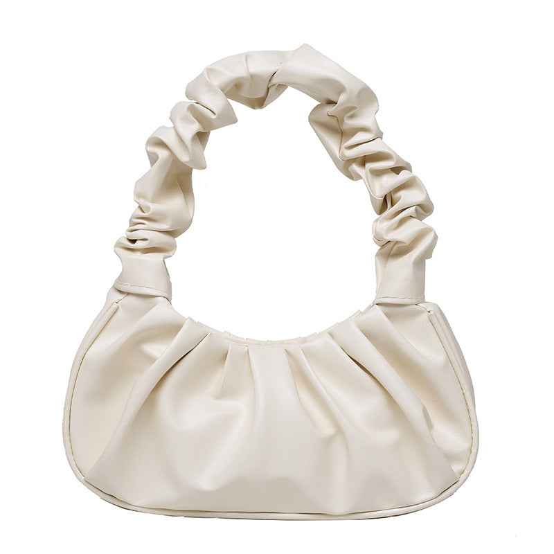 Women's Unique Underarm Candy Color Cloud Shoulder Bags