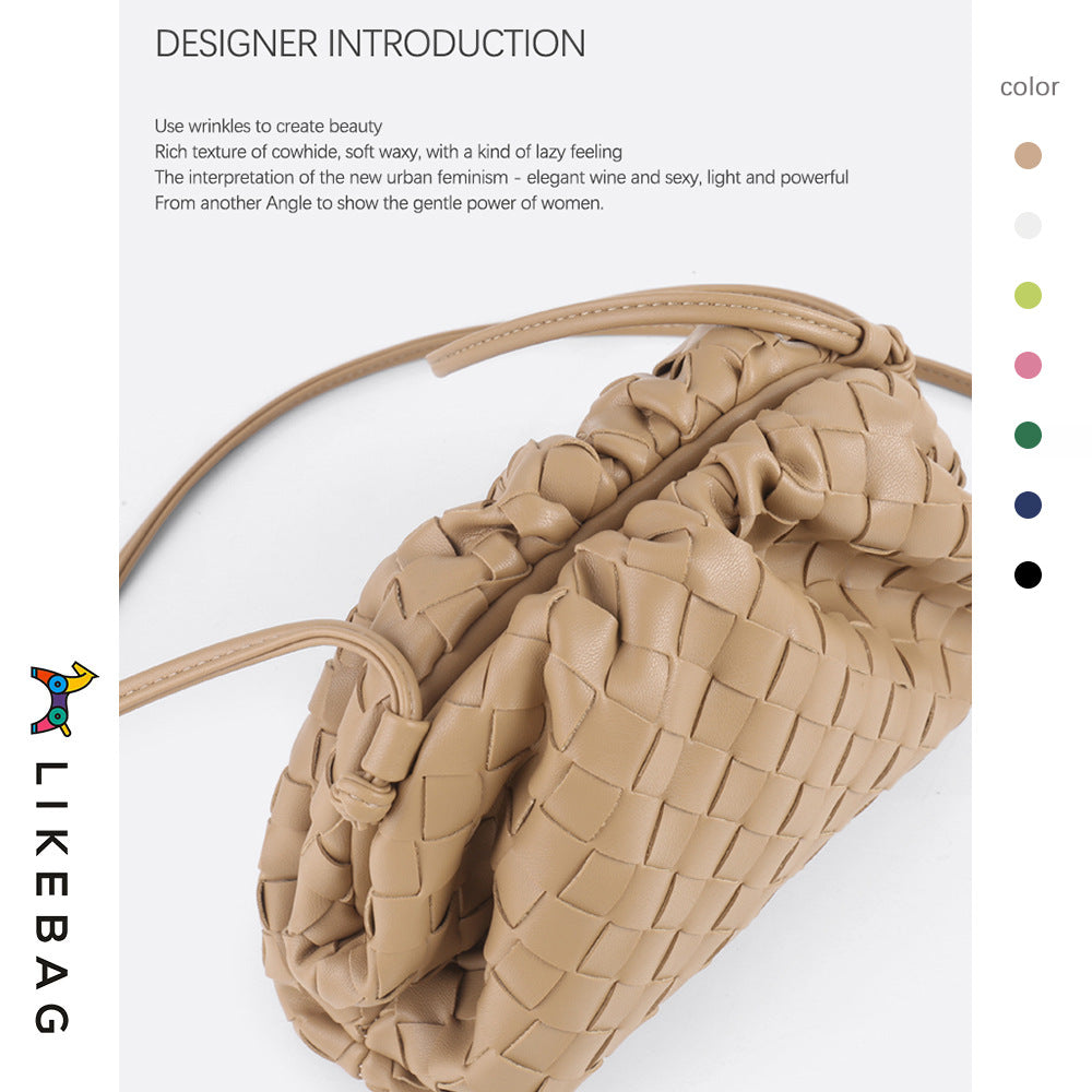 Women's Cloud Fashion Hand Holding Dumpling Crossbody Bags