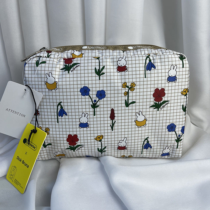 Name Cartoon Horizontal Printing Female Makeup Crossbody Bags
