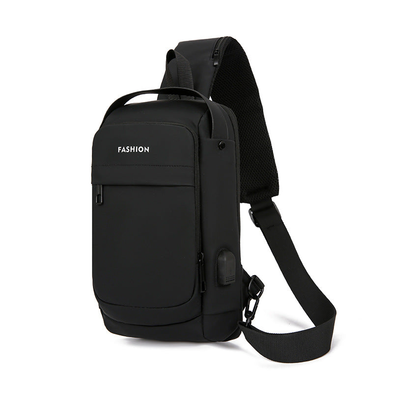 Men's Beautiful Creative Multifunctional Charging Port Men's Chest Bags