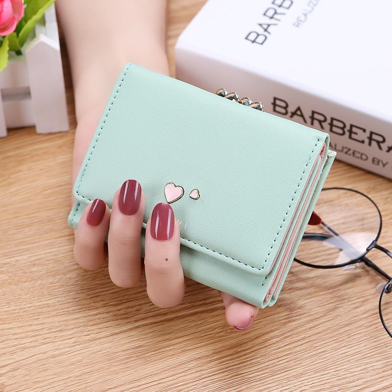 Female Korean Style Short Fashion Mini Card Holder