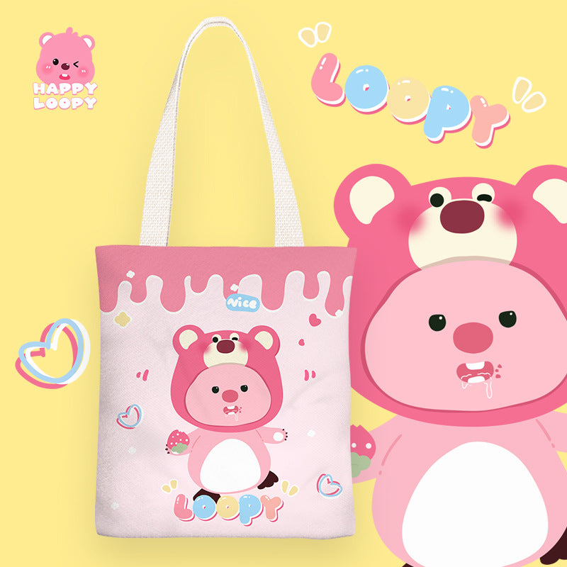 Little Beaver Canvas Female Simple For Shoulder Bags