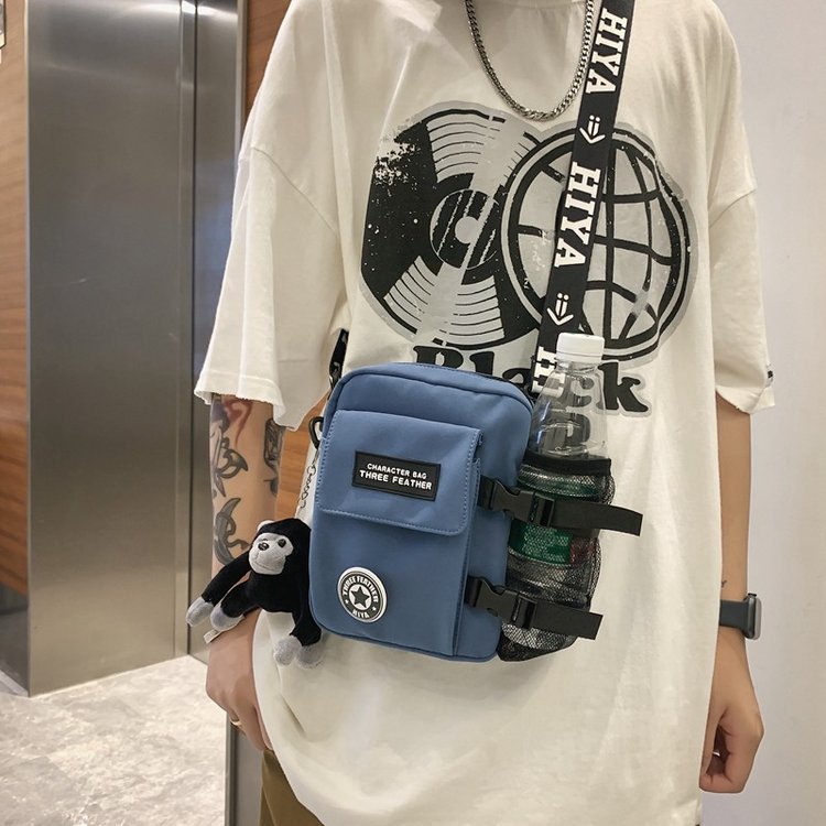 Women's & Men's & Trendy Cool Neutral Nylon Style Crossbody Bags