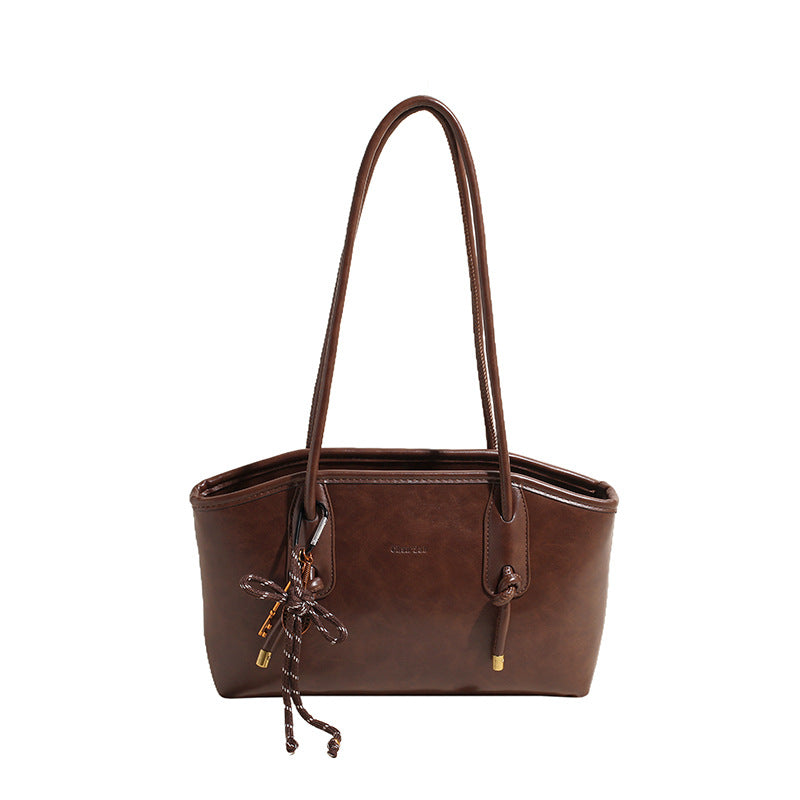 Women's Advanced Texture Retro Large Capacity Underarm Women's Shoulder Bag