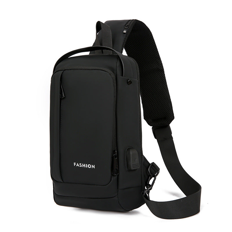Men's Beautiful Creative Multifunctional Charging Port Men's Chest Bags