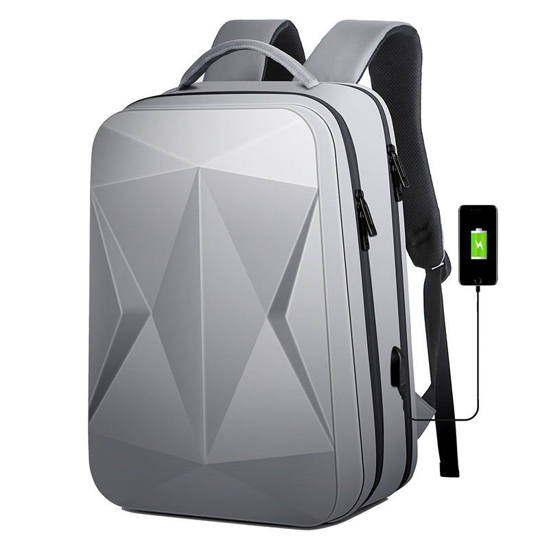 Men's Waterproof Leisure Large Capacity Hardshell Backpacks