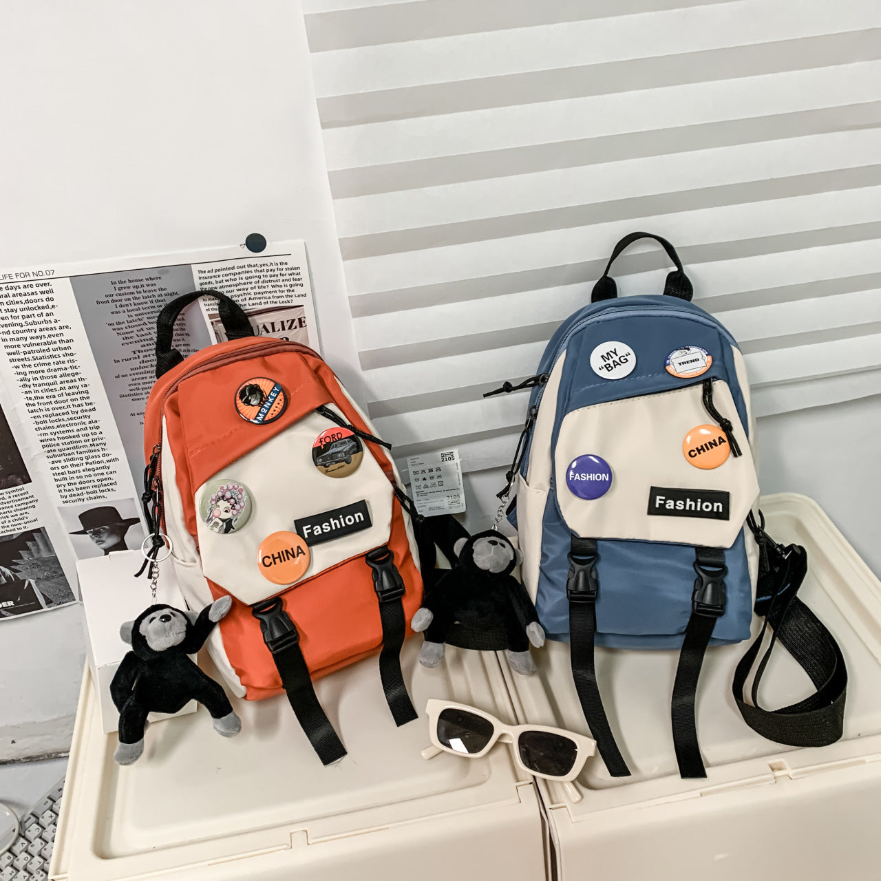 Men's Canvas Large Capacity Trendy Mobile For Bags