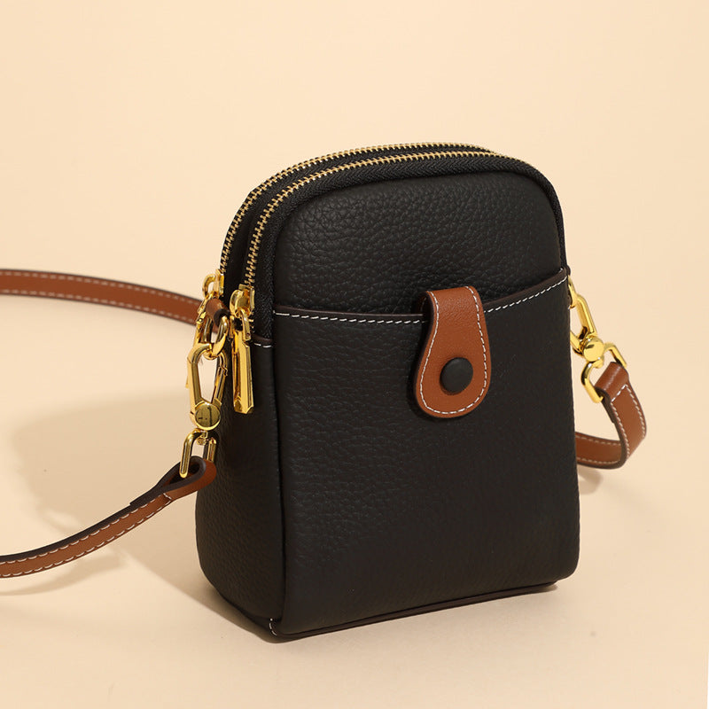 Women's Niche First Layer Leather Multifunctional Crossbody Bags