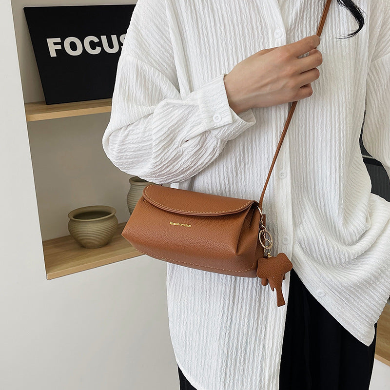 Women's Soft Leather Spring Simple Western Style Shoulder Bags