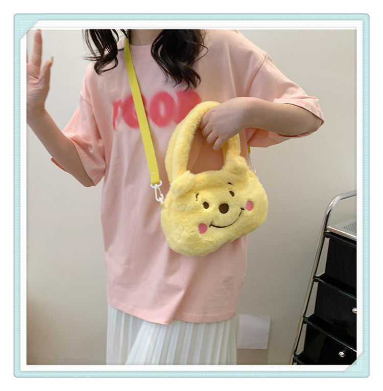 Elegant Women's Plush Clow Make-up Cute Bags