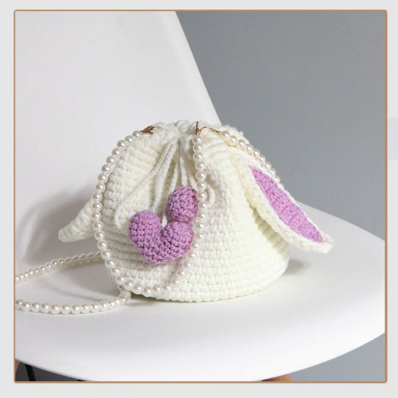 Hand-woven Wool Handmade Strawberry For Girlfriend Crossbody Bags