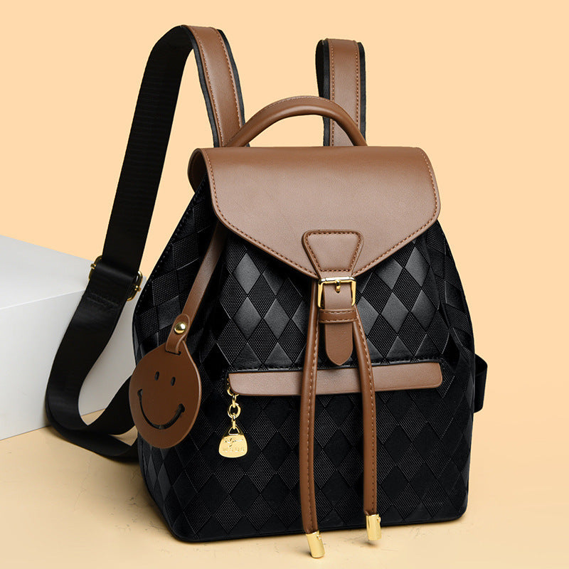 Women's Unique Attractive Lightweight Plaid Commuter Backpacks