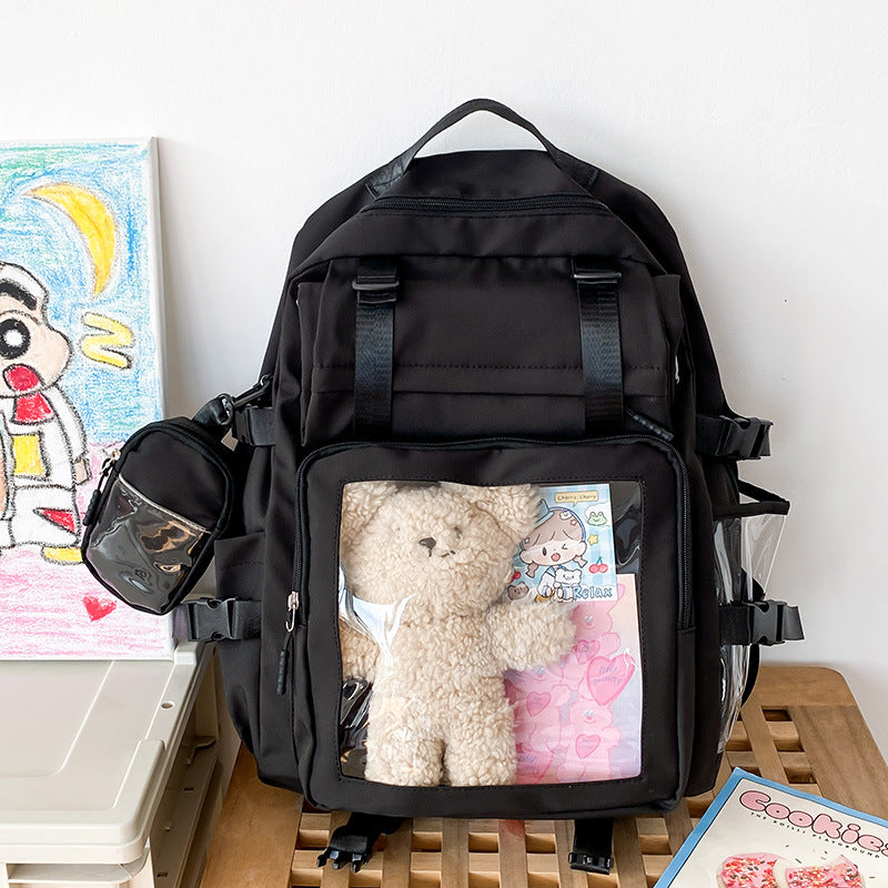 Style Simple Sweet Large Capacity College Backpacks