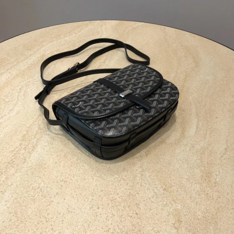 Trendy Elegant Classic Saddle Dog Teeth Bags