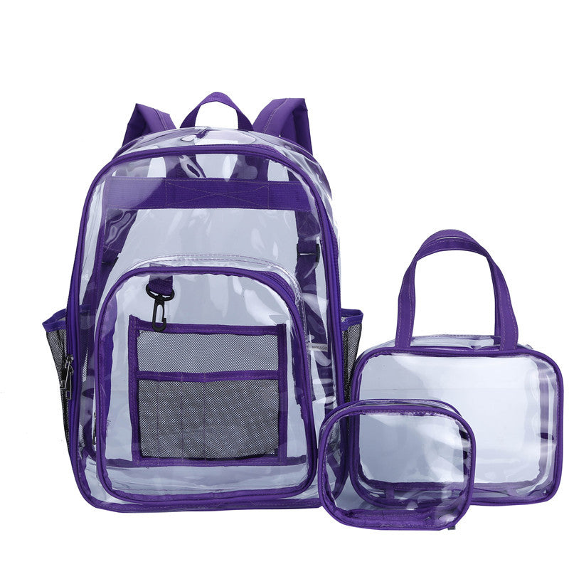 Graceful Trendy Charming Transparent Large Capacity Backpacks