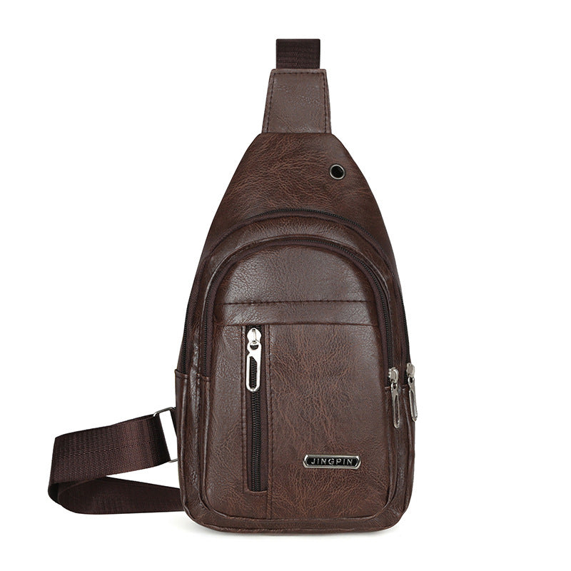 Men's Stylish Elegant Trendy Solid Color Men's Chest Bags