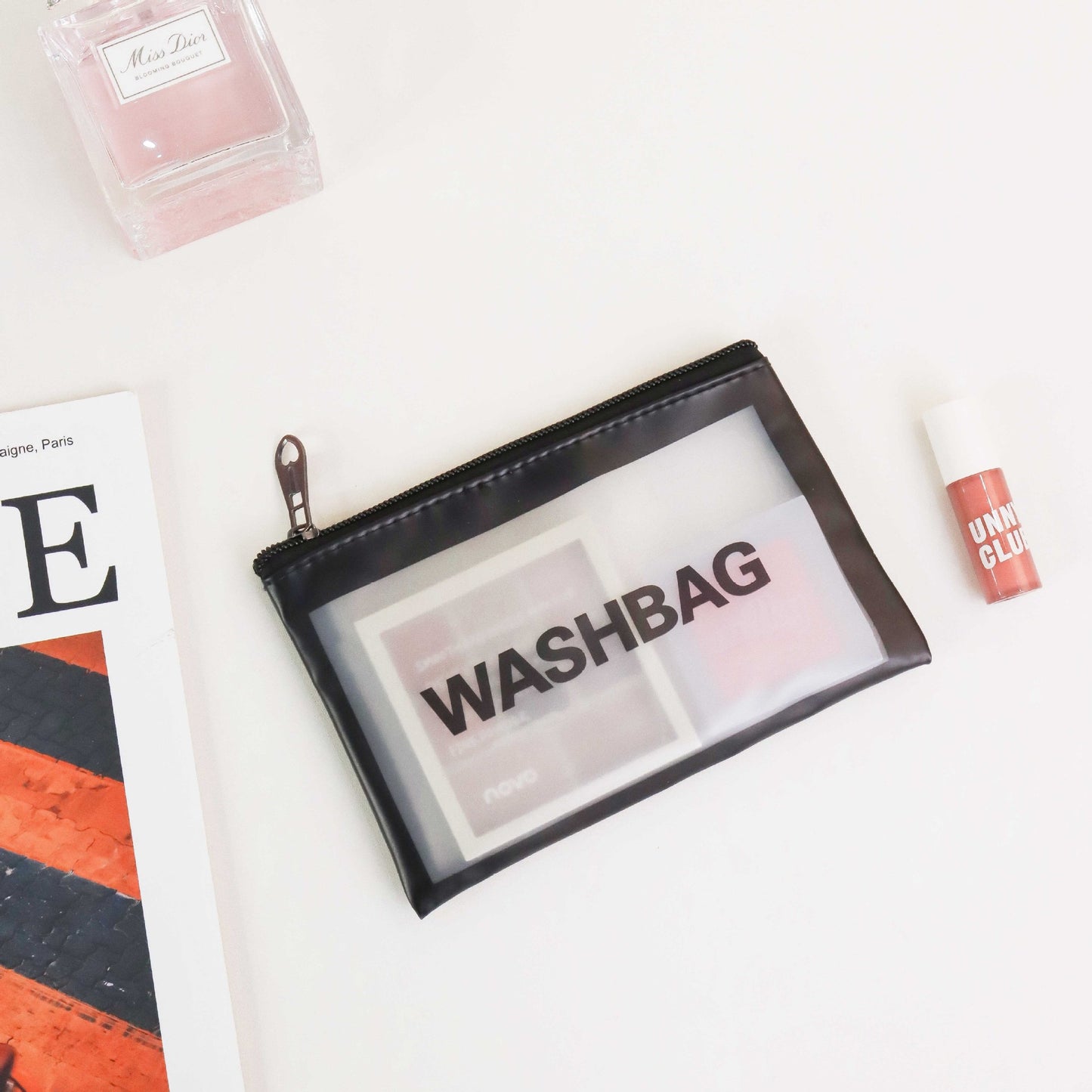 Large Capacity High-grade Double Zipper Good-looking Storage At Cosmetic Bags