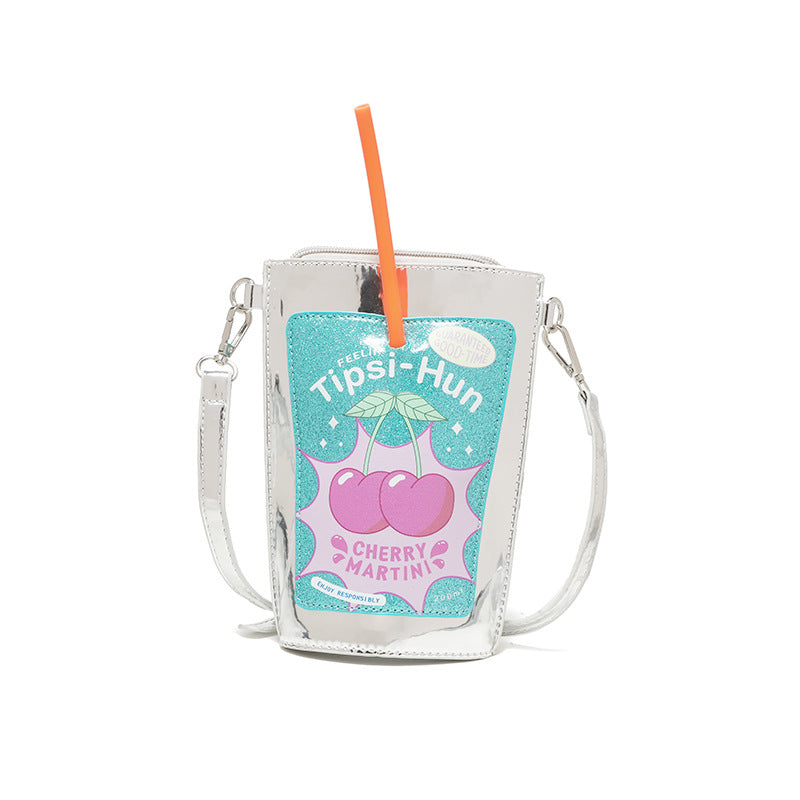 Women's Cute Printing Shiny One Cup-shaped Women's Messenger Bag