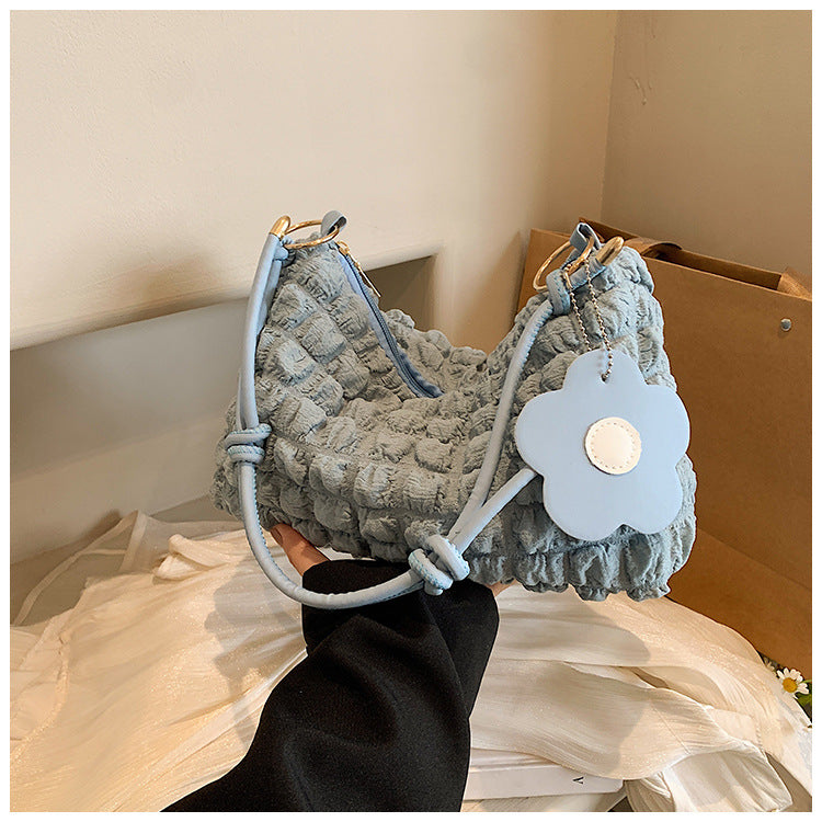 Women's Spring Underarm Fashion Hand Solid Color Shoulder Bags