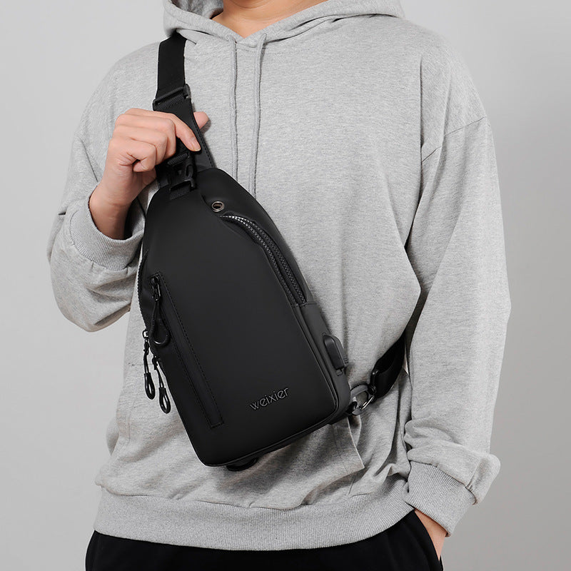 Durable Men's One Waterproof Oxford Cloth Shoulder Bags