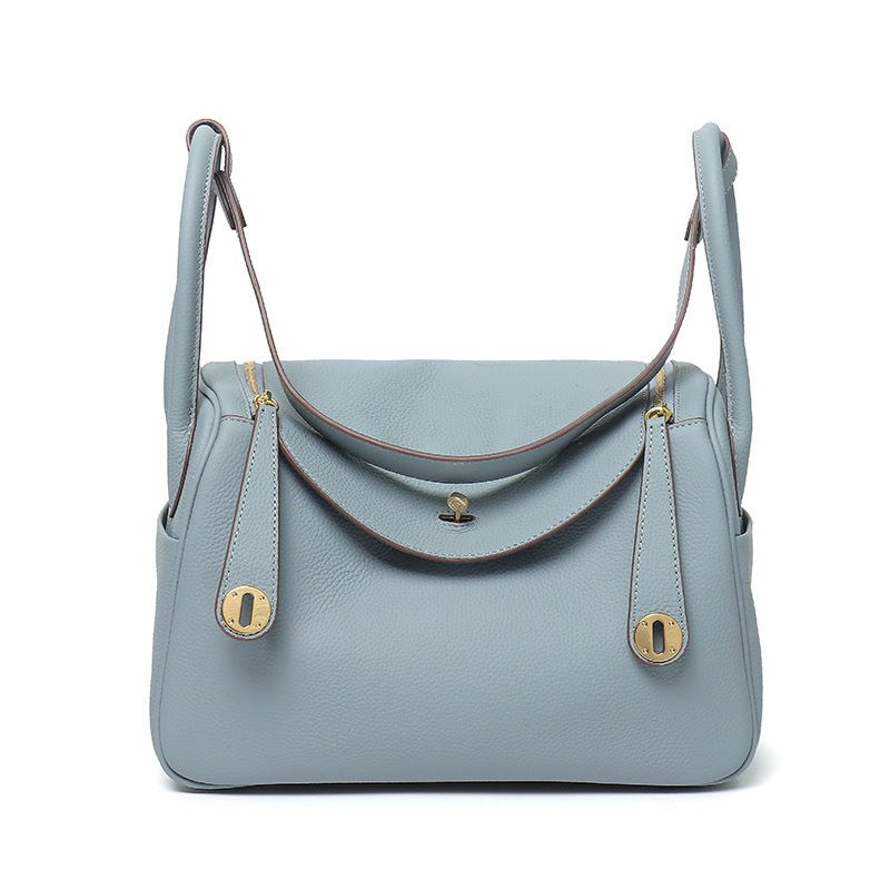 Layer Cowhide Lychee Pattern Lindy Doctor Genuine Shoulder Bags