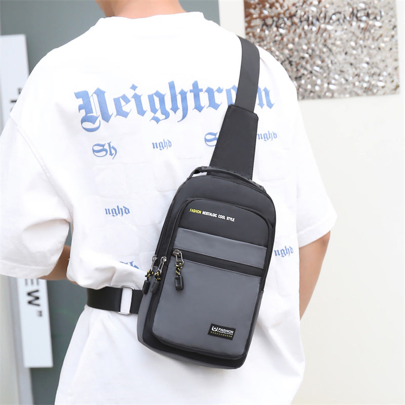 Men's Innovative New Fashion Oxford Cloth Men's Chest Bags