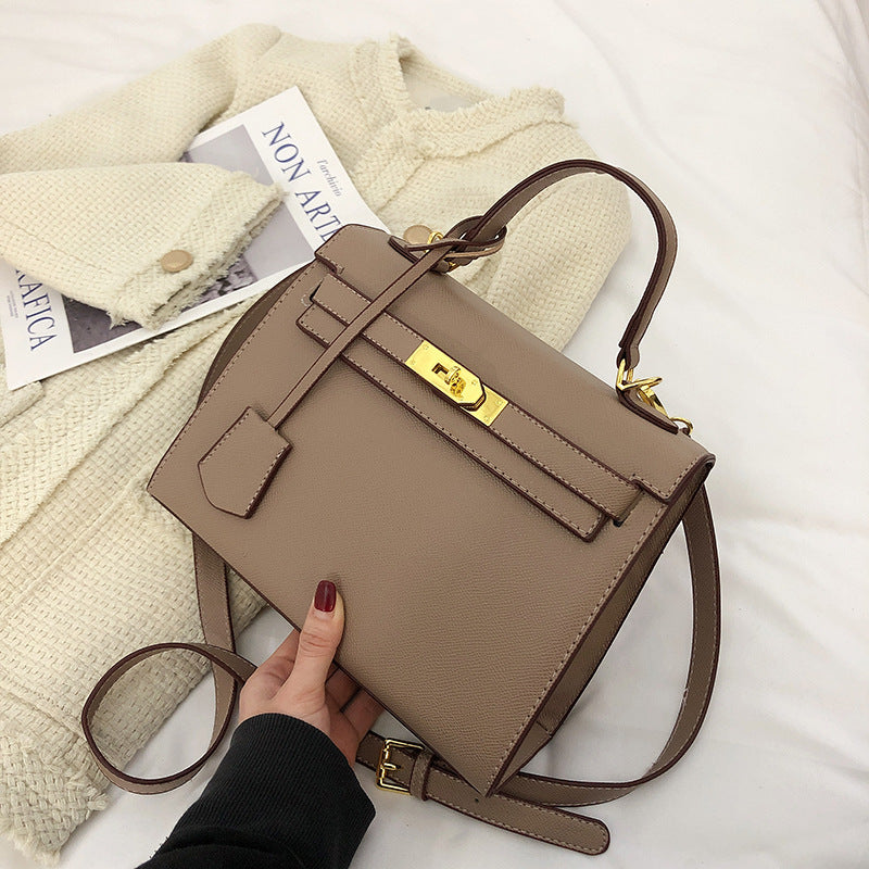 Women's Fashion Palm Print Portable Kelly Simple Women's Messenger Bag