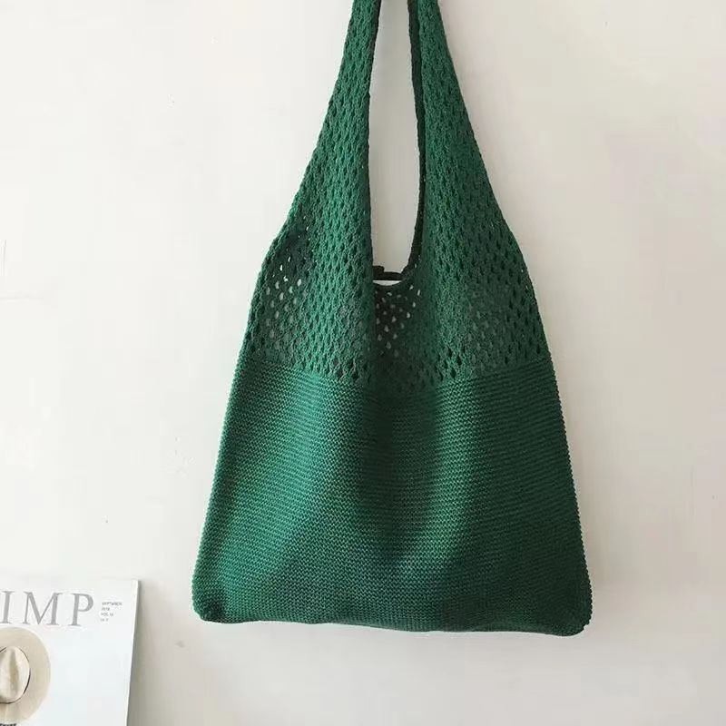 Knitted Fashion Vintage Large Capacity Totes Shoulder Bags