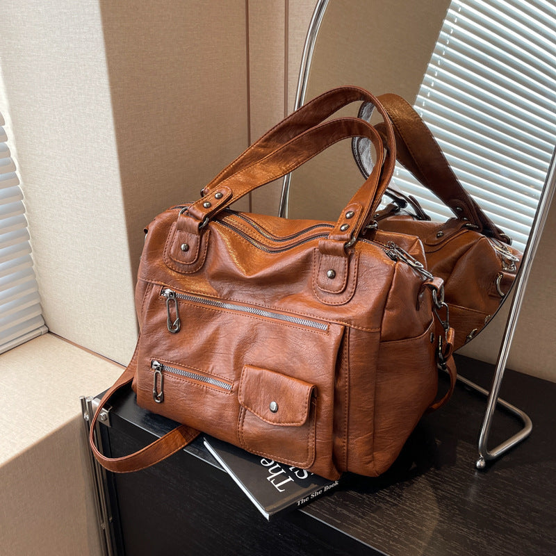 Women's Comfortable One Retro Large Capacity Shoulder Bags