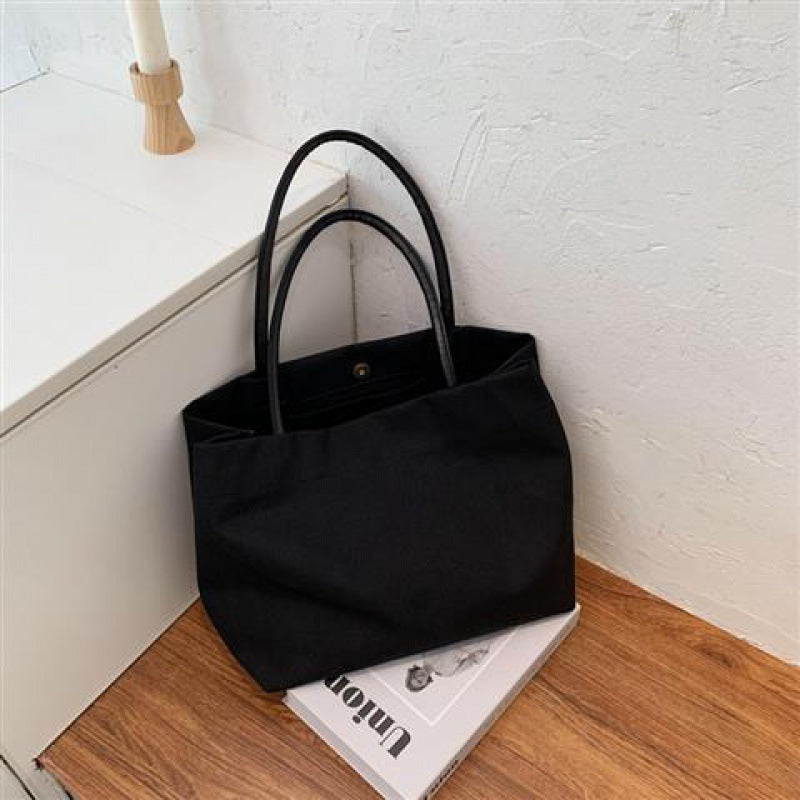 Women's Korean Style Large Capacity Idle Hand Shopping About Artistic Shoulder Bags