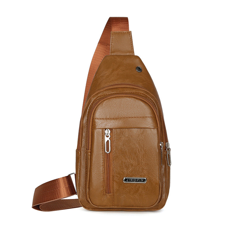 Men's Stylish Elegant Trendy Solid Color Men's Chest Bags