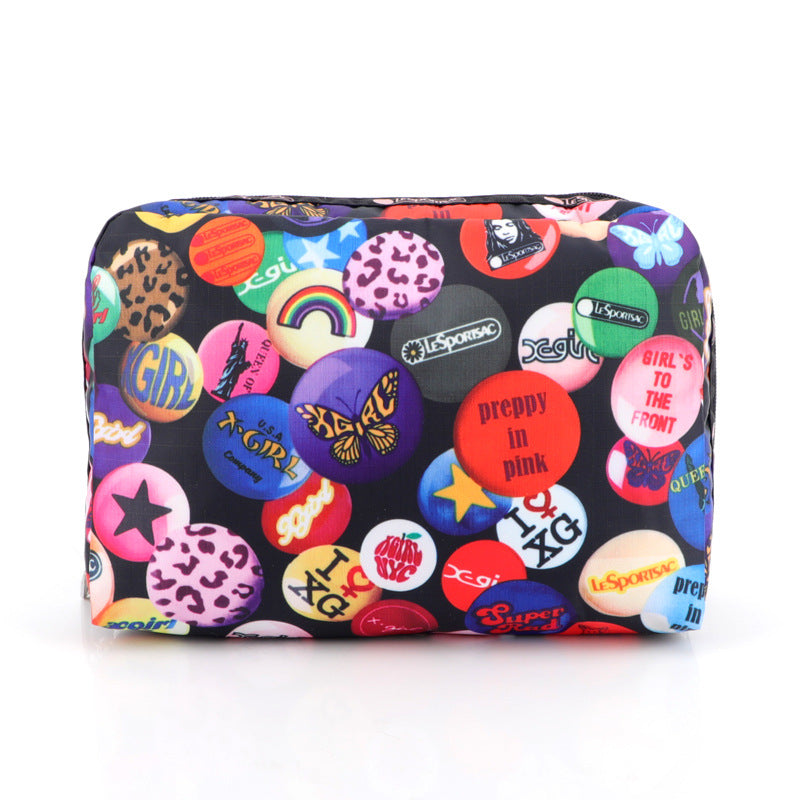 Name Cartoon Horizontal Printing Female Makeup Crossbody Bags