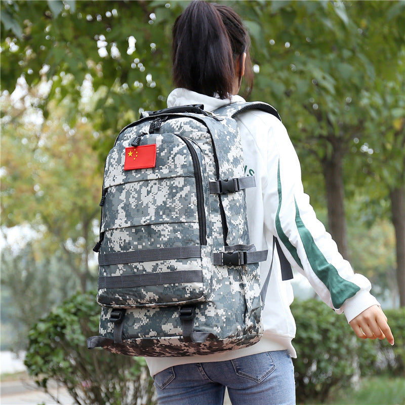 Flag Style Army Fan Large Capacity Backpacks