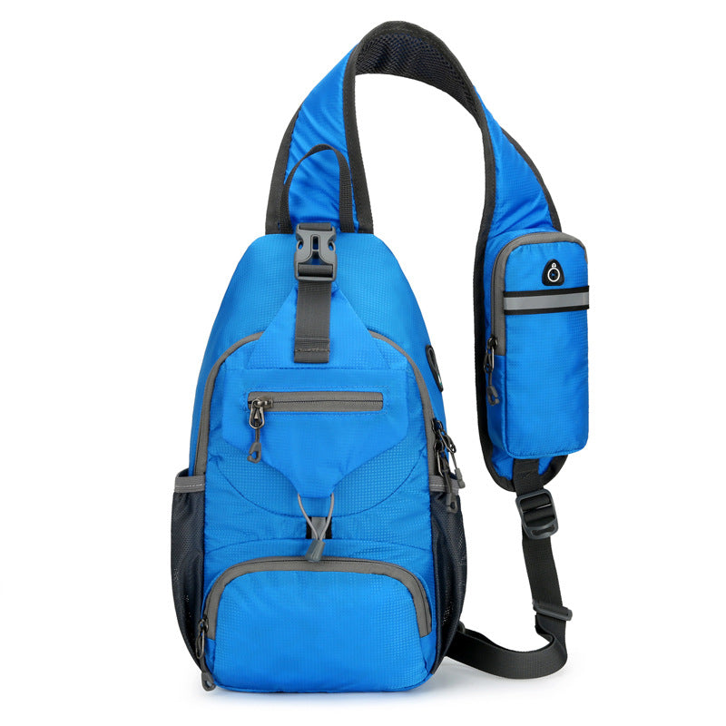 Men's Lightweight Trend Multicolor Mobile Multifunctional Cashier Men's Chest Bags