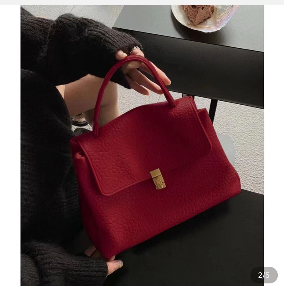 Women's Minimalist Soft Leather High-grade Large Capacity Crossbody Bags