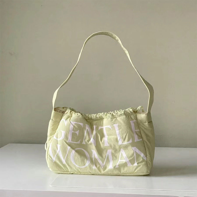 Women's Quilted Down Puffy Dumpling Fashion Shoulder Bags