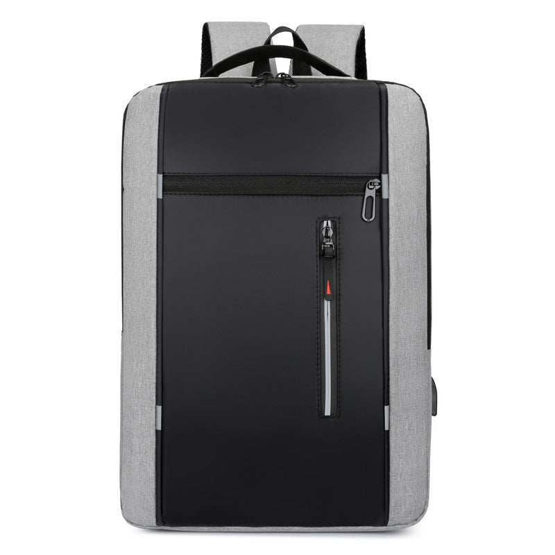 Men's Simple Charging Computer Large Capacity Backpacks