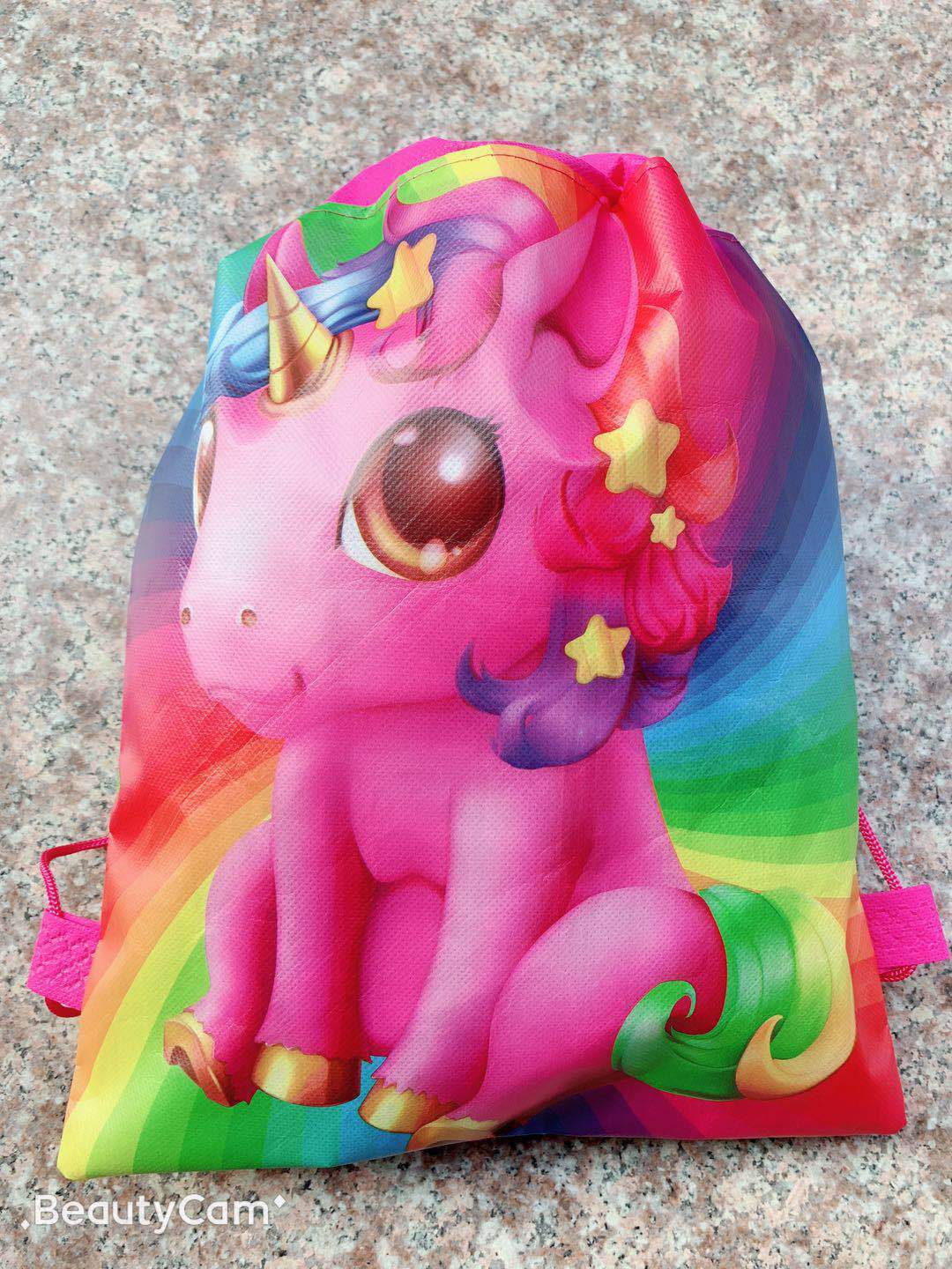 Unicorn Mini Drawstring Pouch Pocket Buggy Bags