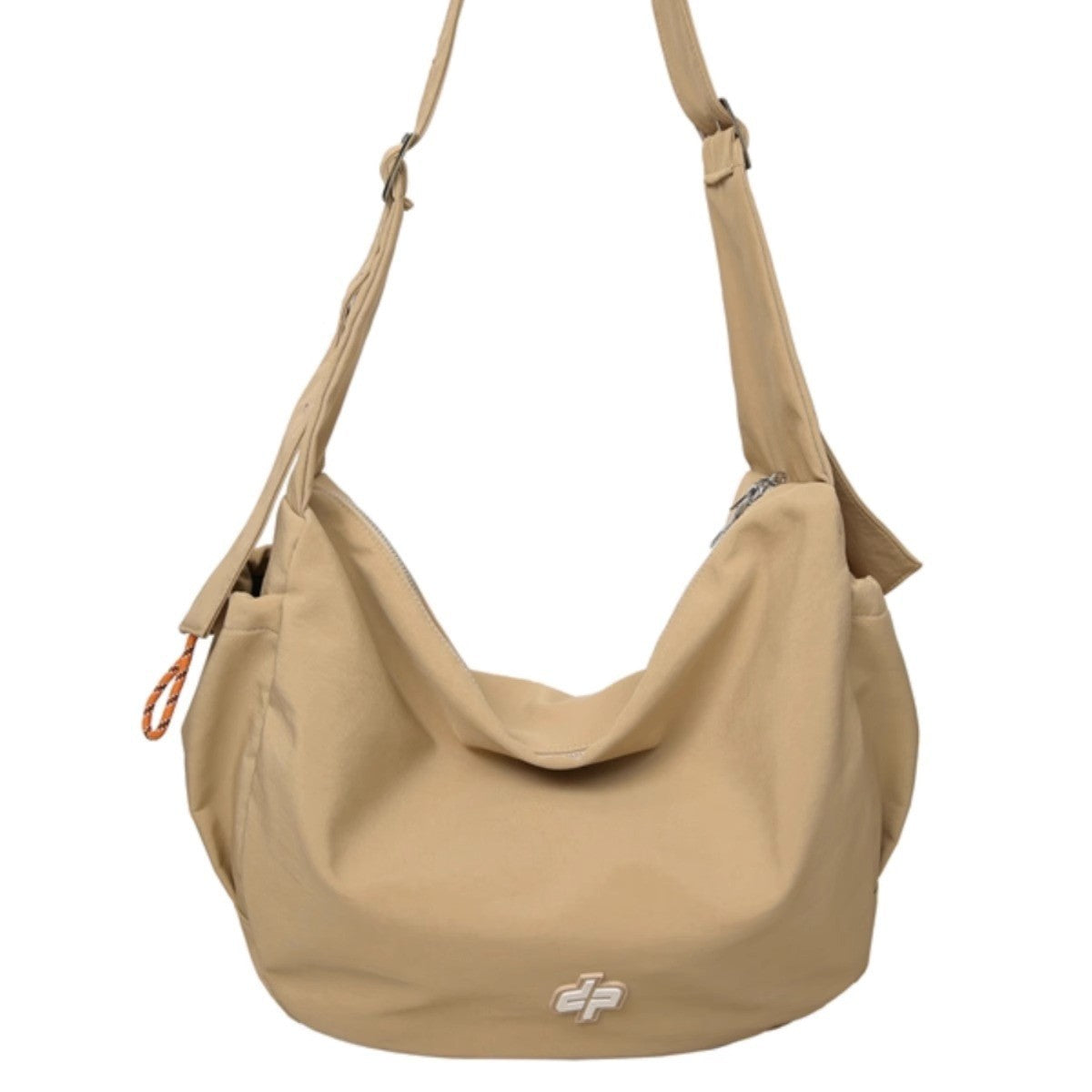 Women's & Men's & Flower Less Large Capacity Nylon Shoulder Bags