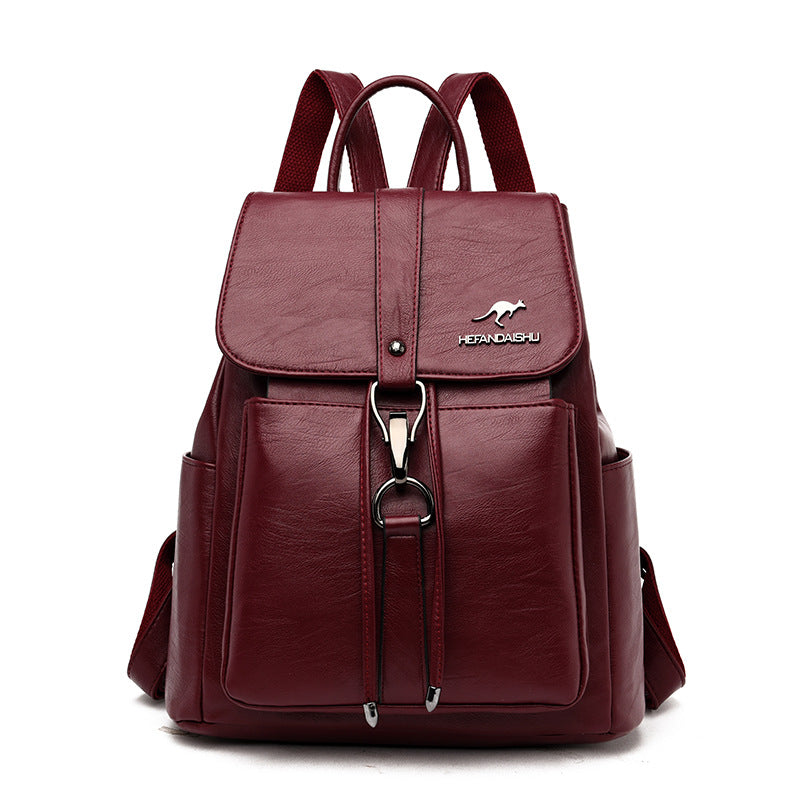 Female Simple And Stylish Versatile Large Backpacks