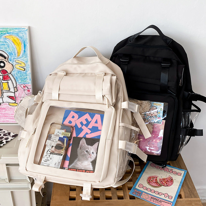 Style Simple Sweet Large Capacity College Backpacks