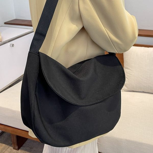 Women's & Men's & Preppy Style Nylon Cloth Fashion Crossbody Bags