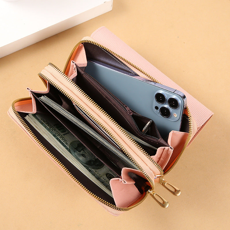 Charming Beautiful Women's Korean Mid-length Clutch Shoulder Bags