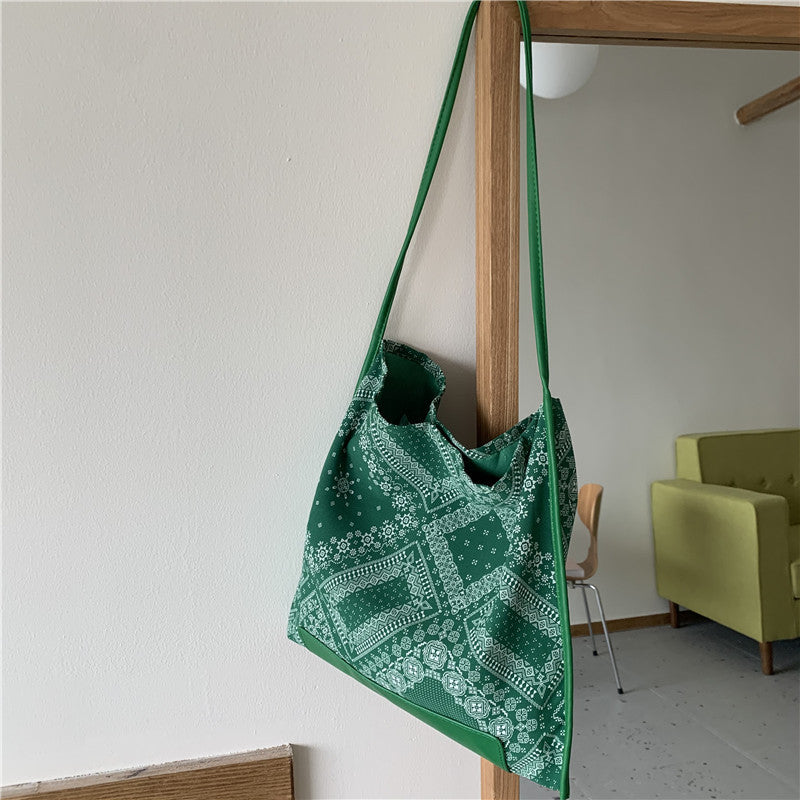 Women's Fashion Korean Cashew Flower Totem Printing Bags